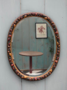 Large Barbola Oval Mirror