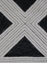Load image into Gallery viewer, Black Triangles Kantha Throw