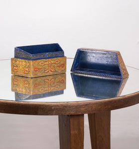 Kashmiri Painted 'Paisley' Jewellery Box