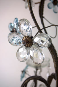 1950's Murano 'Blue Flower' Chandelier