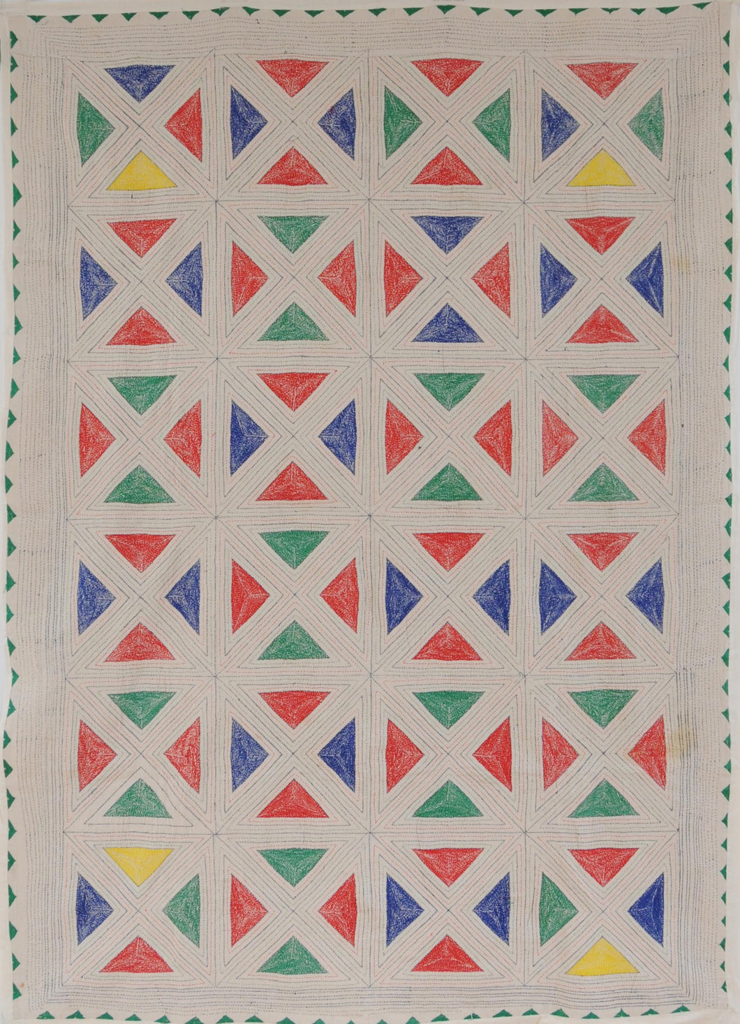 coloured triangles