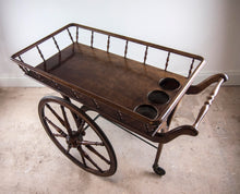 Load image into Gallery viewer, 1950&#39;s Mahogany Drinks Trolley