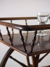 Load image into Gallery viewer, 1950&#39;s Mahogany Drinks Trolley