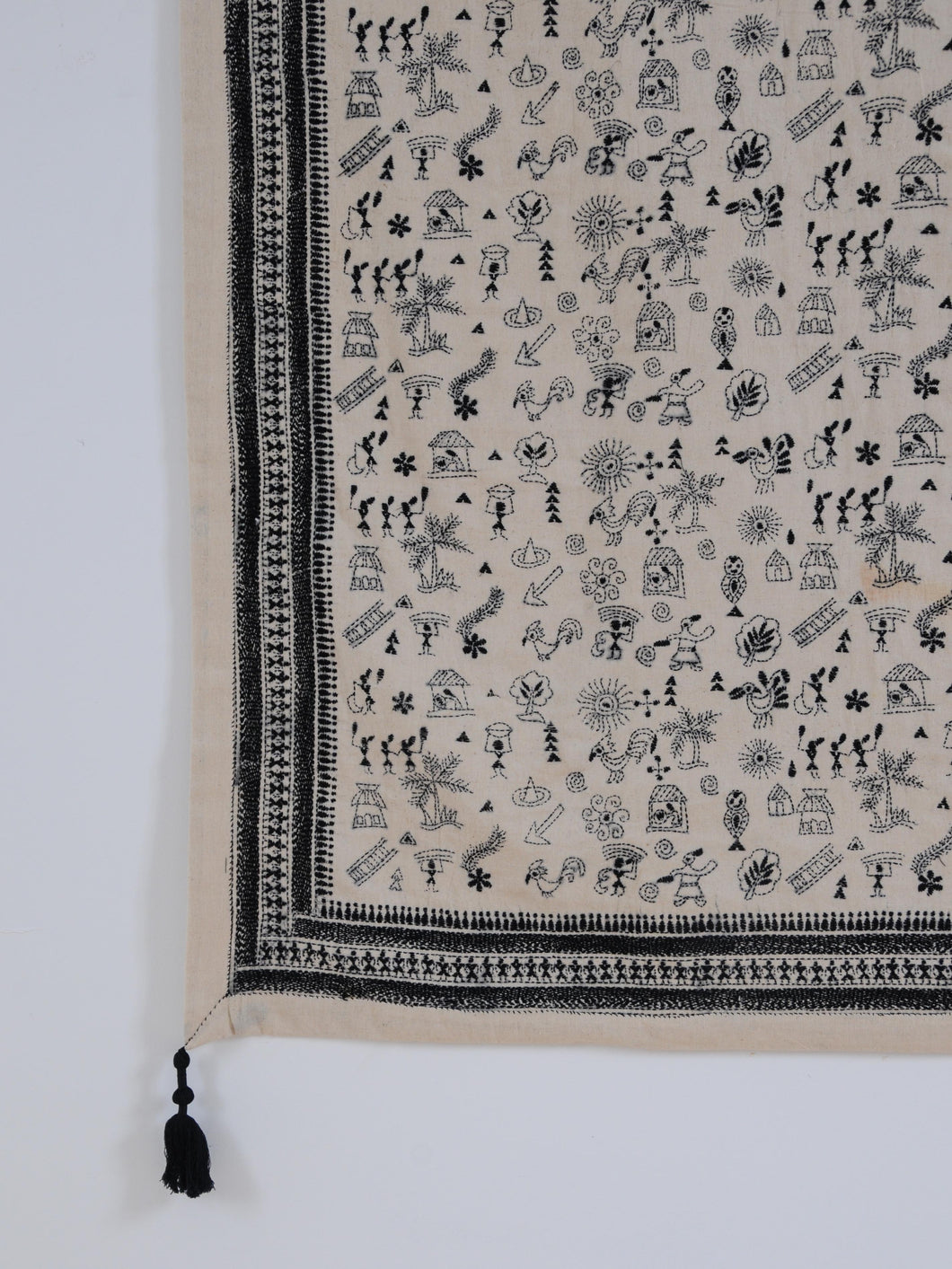 Jungli Kantha Throw